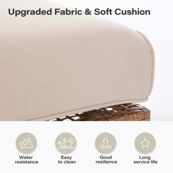 LAUSAINT HOME 10-Piece Wicker Patio Conversation Set image {6}