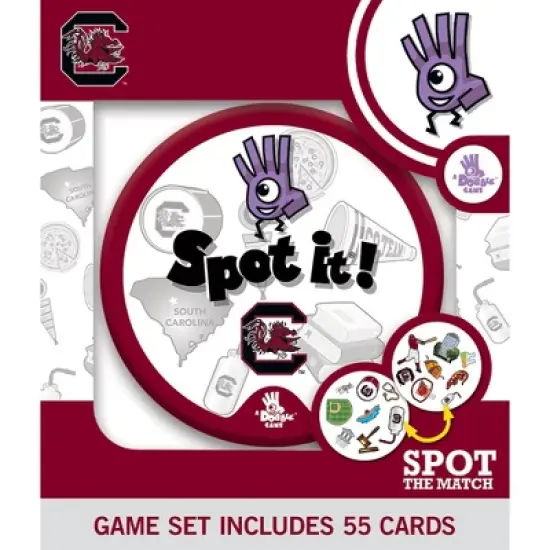 MasterPieces Officially Licensed NCAA South Carolina Gamecocks Spot It Game for Kids and Adults image {1}