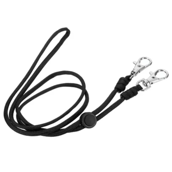 Unique Bargains Polyester Wear-resistant Lightweight ID Card Neck Lanyards with Hook image {2}