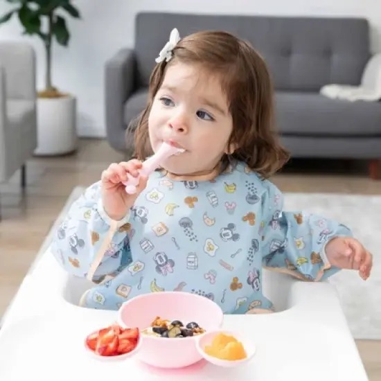 Bumkins Disney Longsleeve Bibs - Mickey and Minnie image {2}