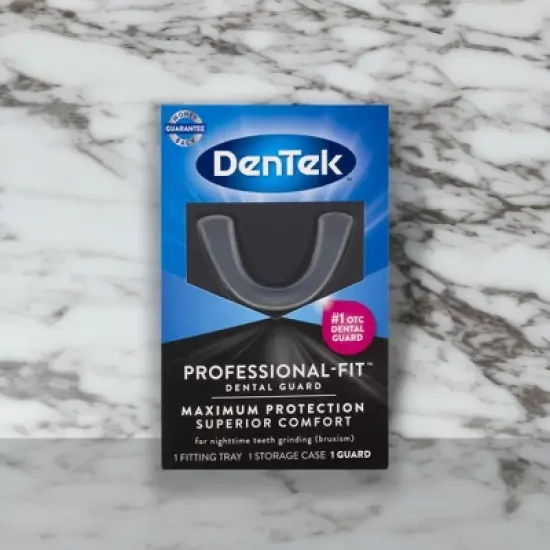 DenTek Professional-Fit Dental Guard for Nighttime Teeth Grinding with Guard, Fitting Tray, & Storage Case image {3}