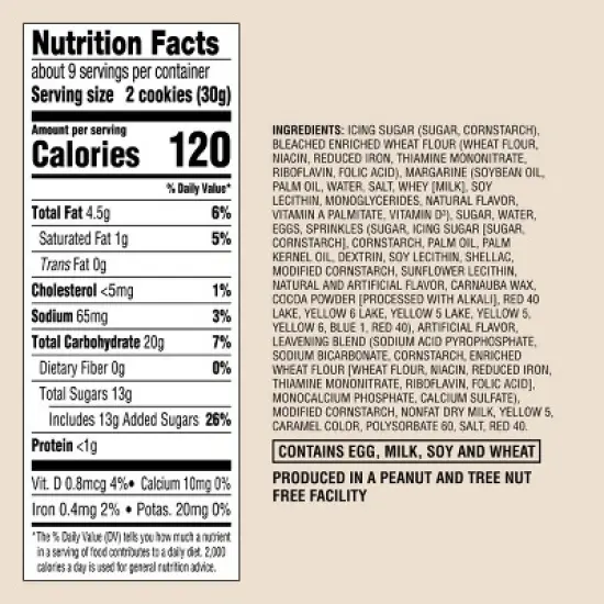 Halloween Orange and Brown Frosted Mini Cookies - 9.4oz/18ct - Favorite Day&trade; image {3}