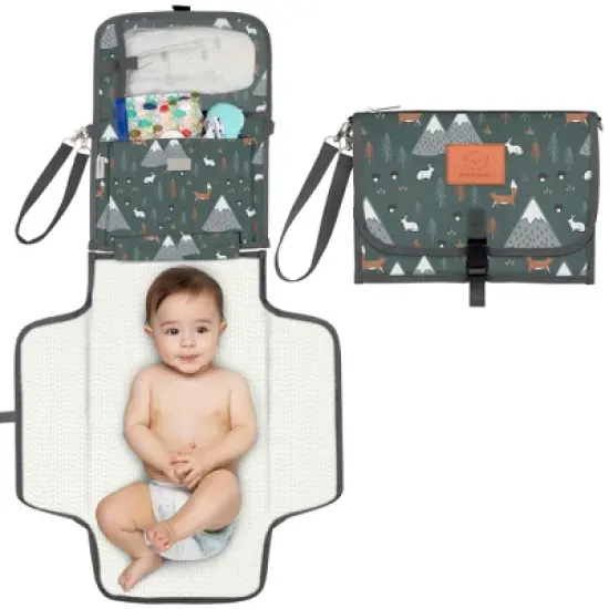 KeaBabies Ezee Diaper Changing Pad, Portable Diaper Changing Mat, Waterproof Foldable Diaper Changing Pad image {11}