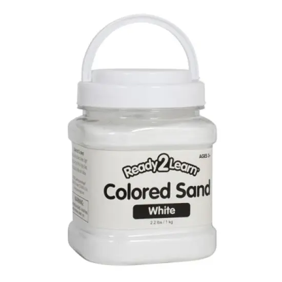 READY 2 LEARN&trade; Colored Sand - White - 2.2 Pounds image {4}