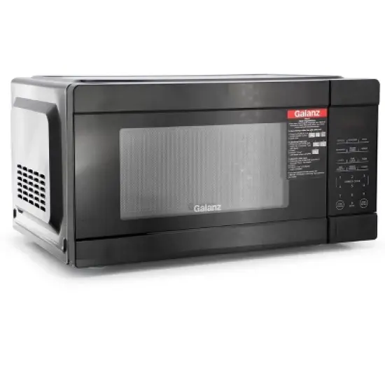 Galanz 1.1 Cu Ft. 1000 Watt Counter Top Microwave Oven in Black image {5}