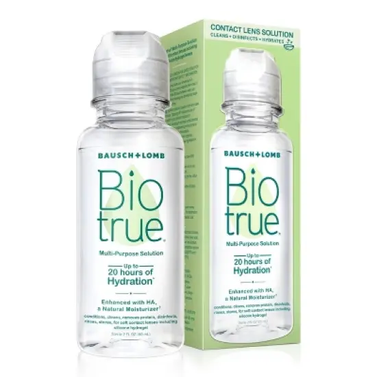 Biotrue Travel Size Contact Solution for Multipurpose Lens Care - 2 fl oz image {8}