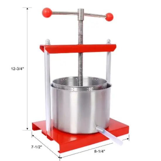 Dexmalle Stainless Steel Barrels Press Machine for Juice image {11}