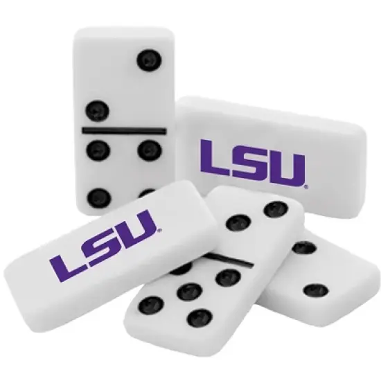 MasterPieces Officially Licensed NCAA LSU Tigers 28 Piece Dominoes Game for Adults image {2}