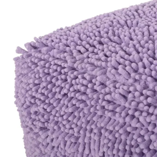 Moloney Modern Microfiber Chenille Cube Pouf - Christopher Knight Home image {4}