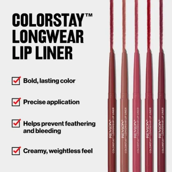 Revlon ColorStay Lip Liner with Built in Sharpener image {4}