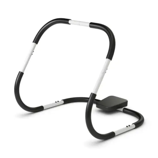 Costway Portable AB Trainer Fitness Crunch Workout Exerciser w/Headrest Home Office Gym Black/White image {11}