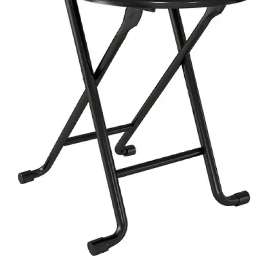 Rbied 2 PCS Folding Stool with Back, Cushioned Padded Folding Stool, Portable Folding Chairs for Outdoor Indoor image {11}