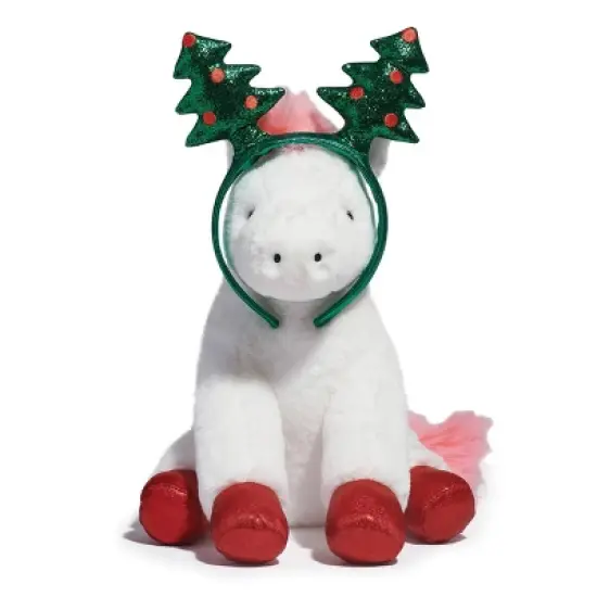 FAO Schwarz Pony with Tree Headband 12" Stuffed Animal image {5}