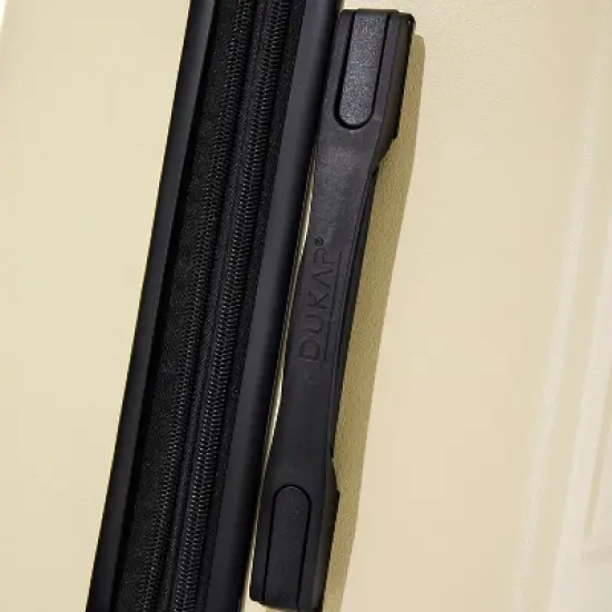 DUKAP Zahav Lightweight Hardside Large Checked Spinner Suitcase - Sand image {9}