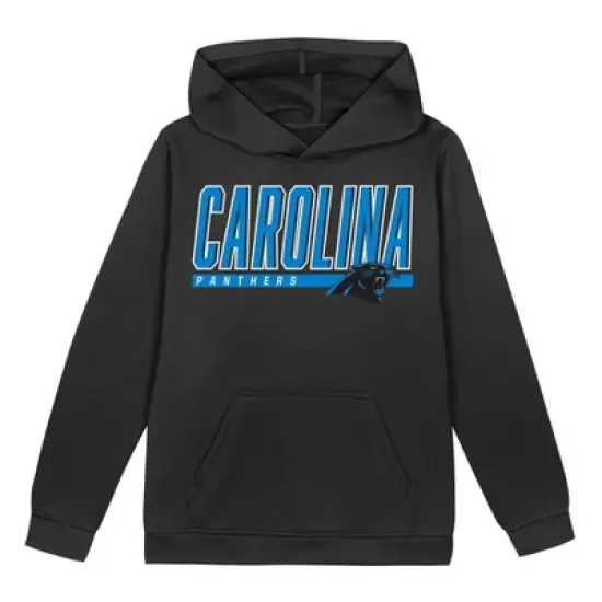 NFL Carolina Panthers Boys' Performance Hooded Sweatshirt image {1}
