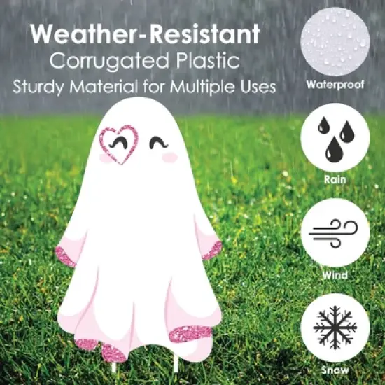 Big Dot of Happiness In My Spooky Era - Ghost Yard Sign Outdoor Lawn Decorations - Ghost Concert Halloween Party Yard Signs image {3}