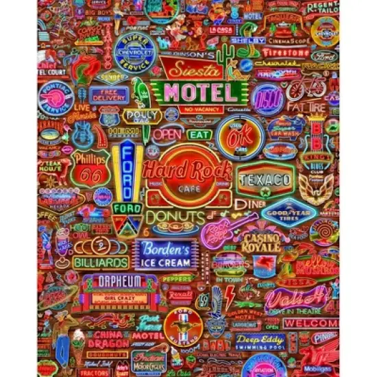 Springbok Nifty Neon Jigsaw Puzzle - 1500pc image {1}