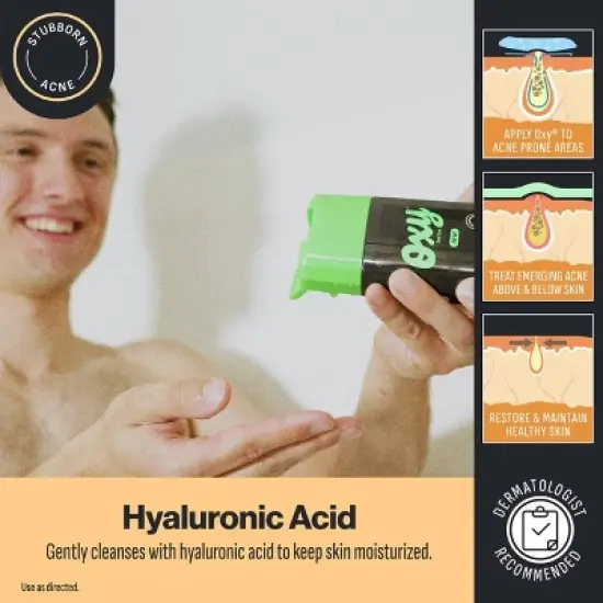 Oxy 2% Salicylic Acid Stubborn Acne Anti-Blemish Body Wash - 9 fl oz image {3}