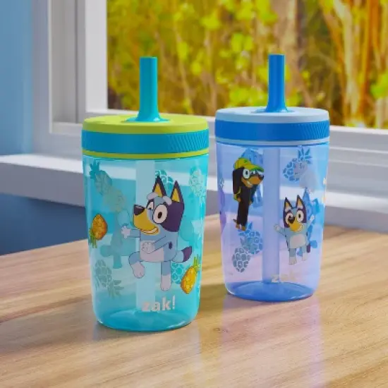 Zak Designs 2pk 15oz Bluey Kelso Tumbler Set image {4}