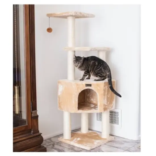 Armarkat Classic Real Wood Cat Tree - Beige image {3}
