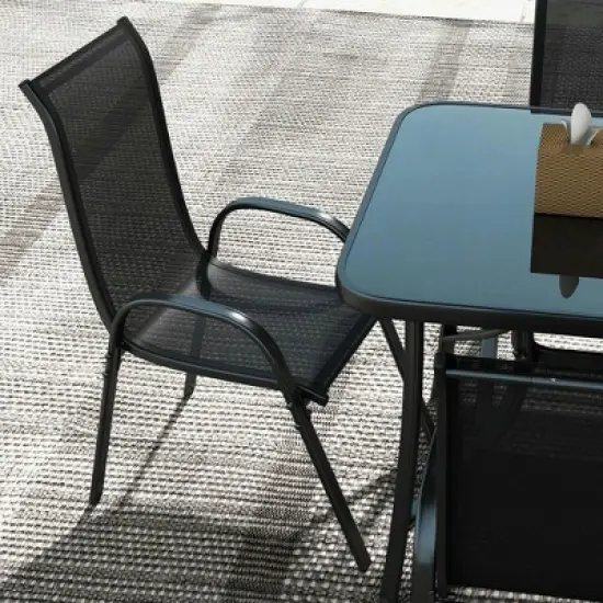 Resenkos 8 Pieces Patio Furniture Set, Outdoor Sectional Furniture, Umbrella, image {4}