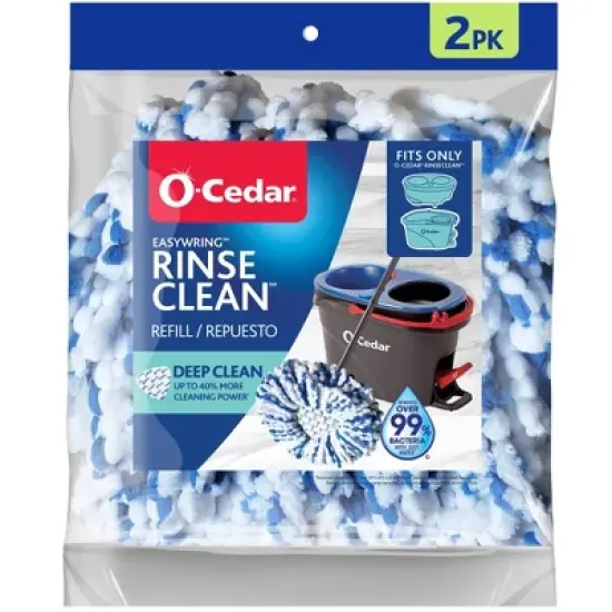 O-Cedar RinseClean Deep Clean Mop Head Replacement Pack image {11}