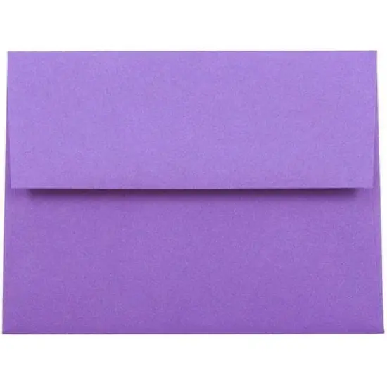 JAM PAPER #10 Business Colored Window Envelopes - 4 1/8 x 9 1/2 - Violet Recycled - 100/Pack image {3}