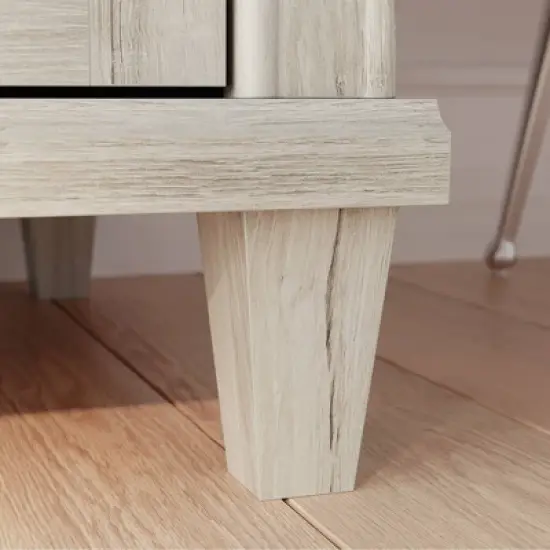 Hammond Storage Credenza Chalk Oak - Sauder image {6}