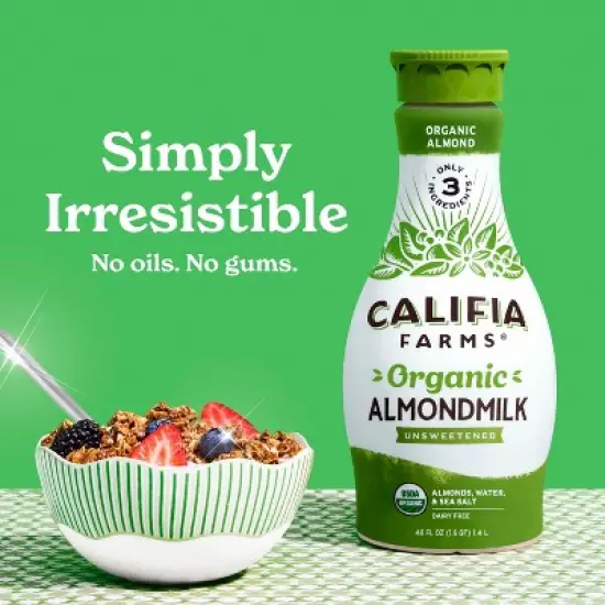 Califia Farms Organic Non-Dairy Almond Milk image {2}