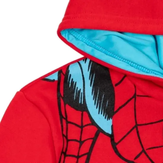 Marvel Avengers,Spider-Man Hulk Fleece Pullover Hoodie Toddler image {1}
