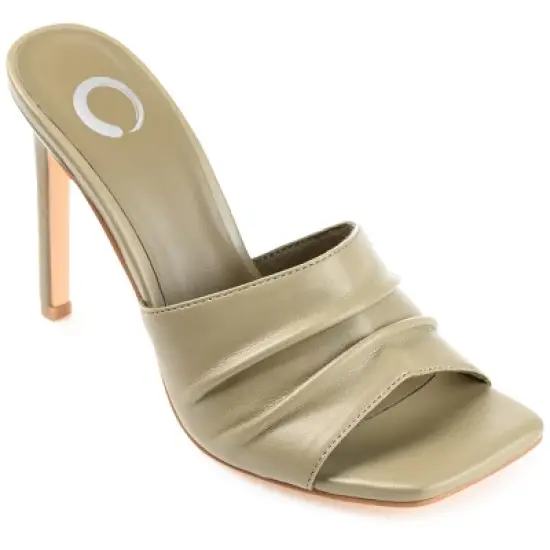 Journee Collection Womens Camber Tru Comfort Foam Open Toe High Stiletto Pumps image {10}