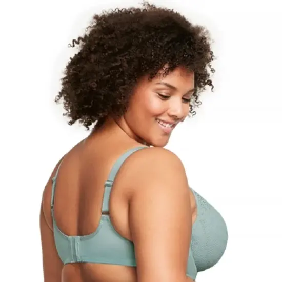 Glamorise Womens Lace Comfort WonderWire Underwire Bra 9855 Jade image {2}