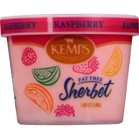 Kemps Raspberry Frozen Sherbet - 54oz image {3}