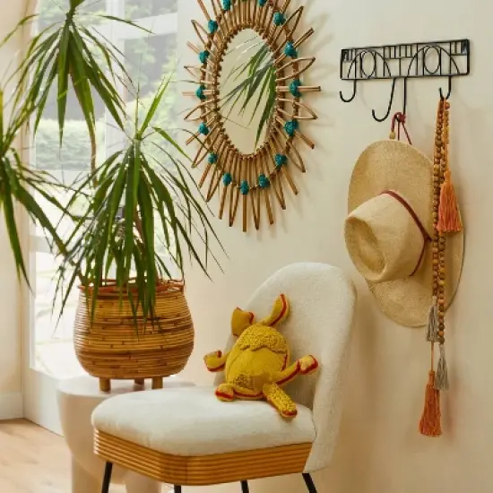 Face Wall Hook Black - Opalhouse&trade; designed with Jungalow&trade; image {1}