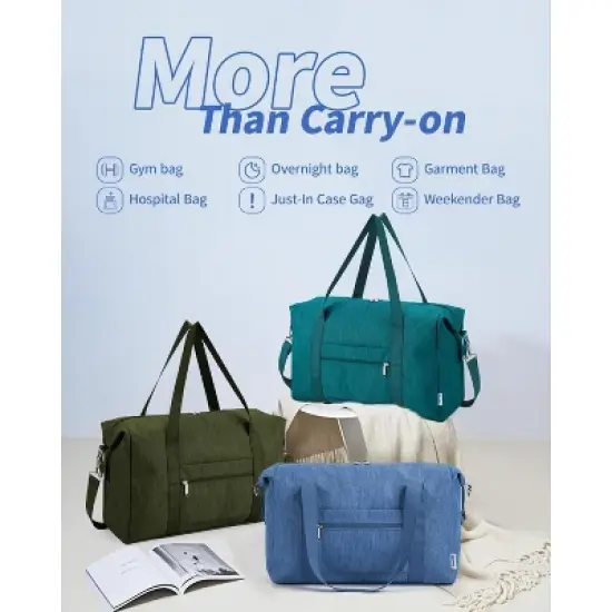 Narwey For Spirit Airlines Personal Item Bag Foldable Duffle Bag for Travel image {2}