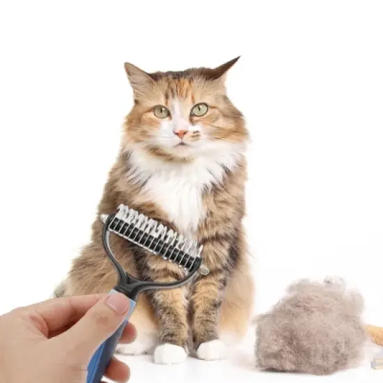 Unique Bargains Pets Grooming Supplies 6.69"x3.54" Blue 1 Pc image {4}