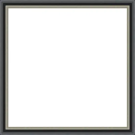 Amanti Art Theo Black Silver Framed Dry Erase Magnetic Board image {12}
