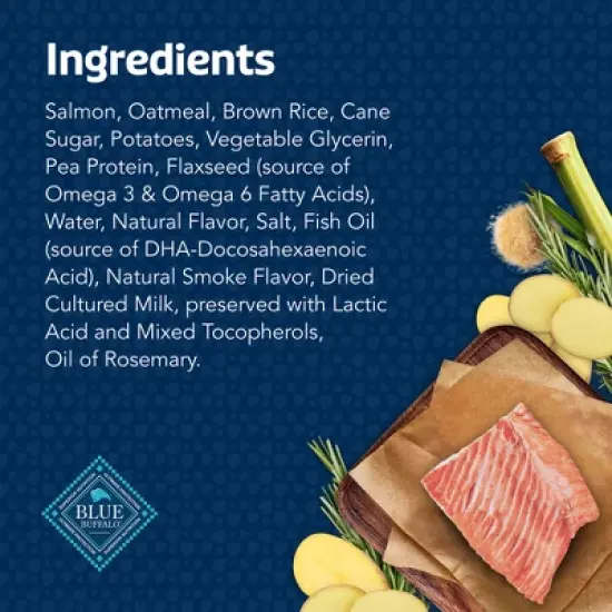 Blue Buffalo Salmon Dog Treats - 4oz image {4}