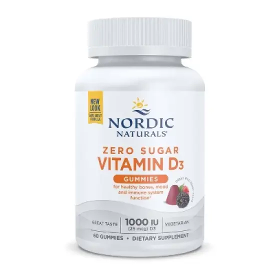 Nordic Naturals Zero Sugar Vitamin D3 Gummies - 60ct image {4}