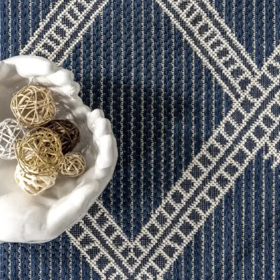 nuLOOM Naya Moroccan Trellis Indoor/Outdoor Area Rug image {5}