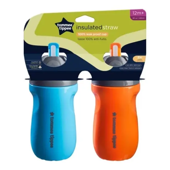 Tommee Tippee Insulated 9oz Non-Spill Portable Toddler Cup - 2pk image {5}