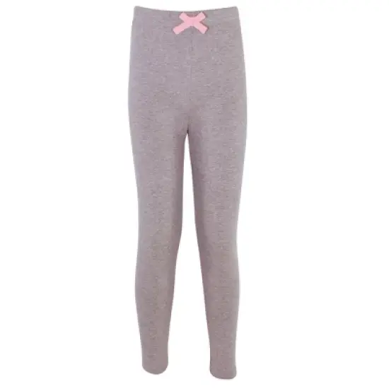 Touched by Nature Baby, Toddler, Big Kids and Youth Girl Organic Cotton Leggings 4pk, Solid Pink Burgundy image {4}