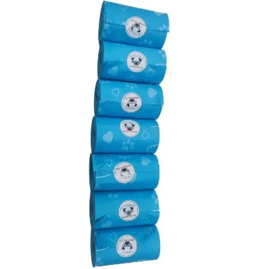 Joyride Harness Premium Leakproof Fresh Scent Cornstarch Biodegradable Poop Bags - 8 Rolls image {2}