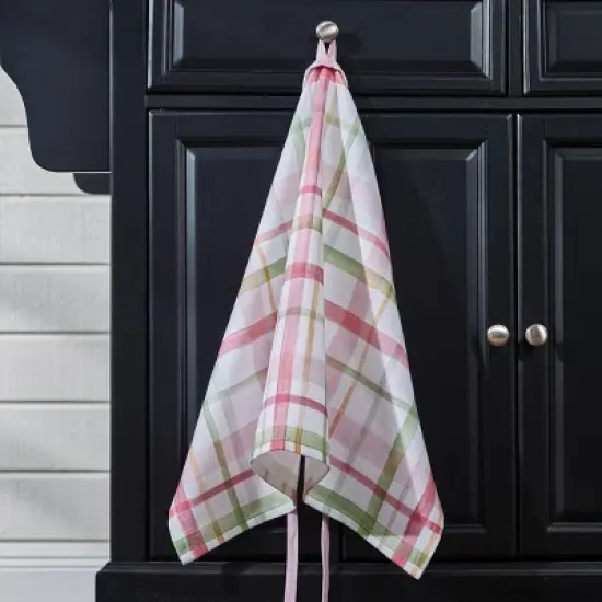 Split P Bella Watercolor Plaid Dishtowel Apron image {1}