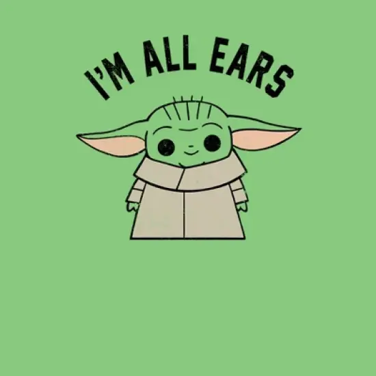 Girl's Star Wars The Mandalorian The Child I'm All Ears T-Shirt image {1}