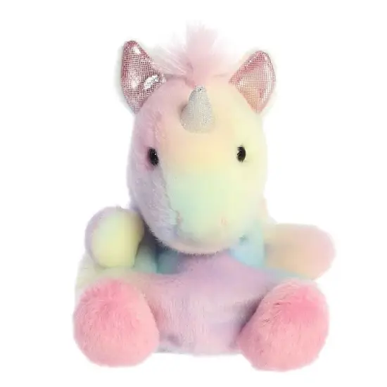 Aurora Mini Sorbet Unicorn Palm Pals Adorable Stuffed Animal Rainbow 5" image {1}