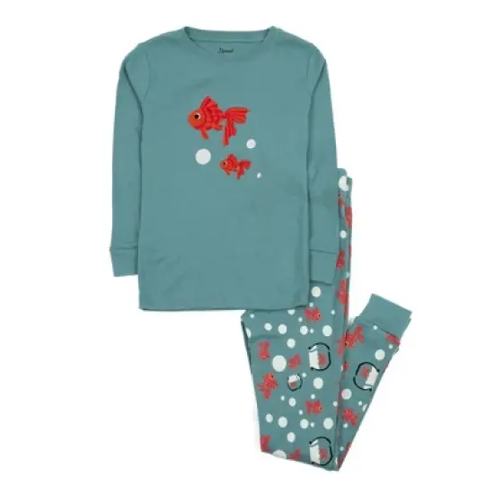Leveret Kids Two Piece Cotton Pajamas image {6}