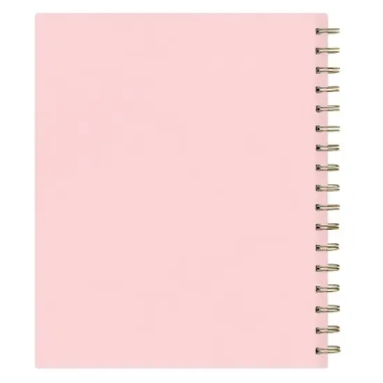 Blue Sky Day Designer Weekly/Monthly Faux Leather Hardcover Planning Calendar 7"x9" Blush image {13}