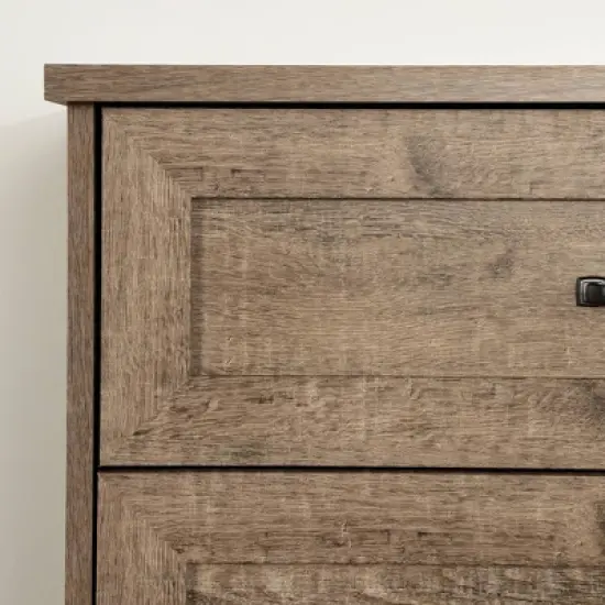 Prairie Nightstand Weathered Oak - South Shore image {6}