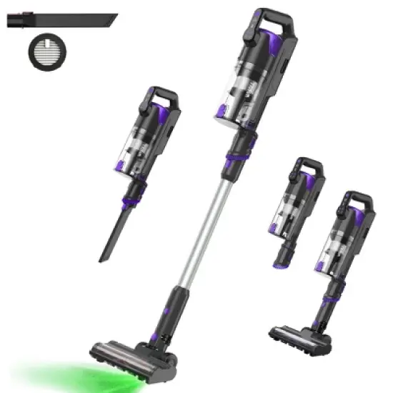 WHALL Cordless Stick Vacuum, 45min Runtime for Home & Carpet image {5}